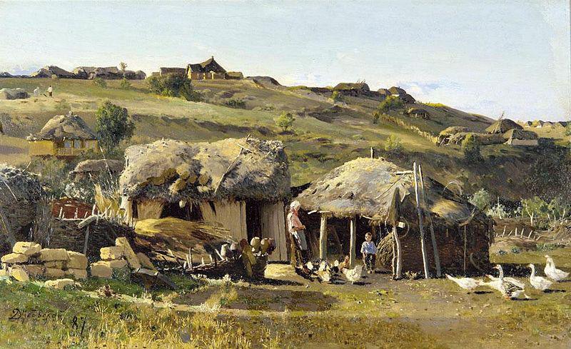 Nikolay Nikanorovich Dubovskoy In The Village China oil painting art